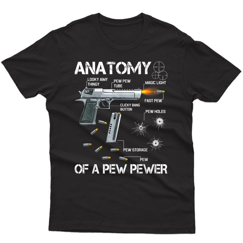 Anatomy Of A Er - Ammo Gun Adt Meme Lovers T-shirt