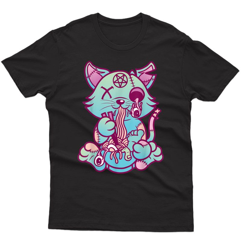 Anime Aesthetic Pastel Goth Ra Noodle Cat Gifts T-shirt