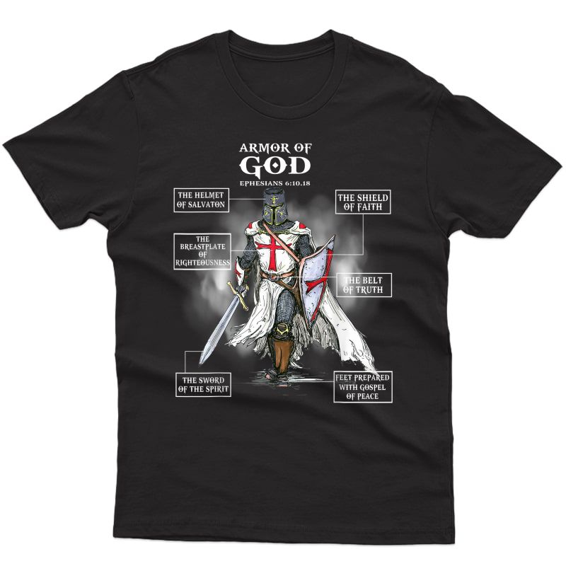 Armor Of God Bible Verse Great Gift For Religious Christian T-shirt