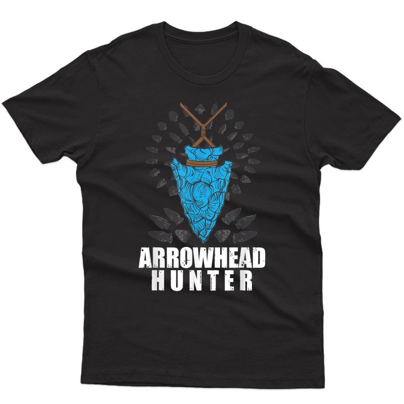 Arrowhead Hunter Hunting Collecting Arrow Heads Gift T-shirt