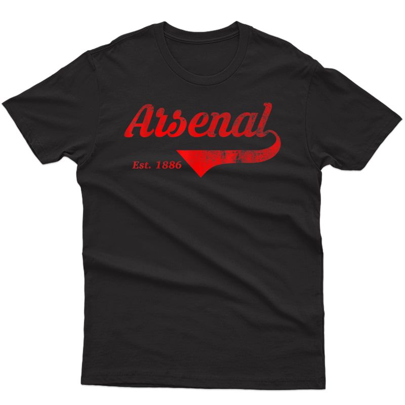 Arsenal Gunners Retro Shirt Soccer Football Gift T-shirt