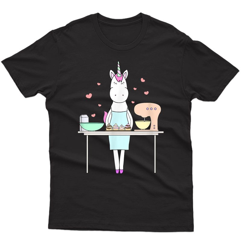 Baking Unicorn | Cookies & Cupcakes | Hearts | Magic S500043 Shirts