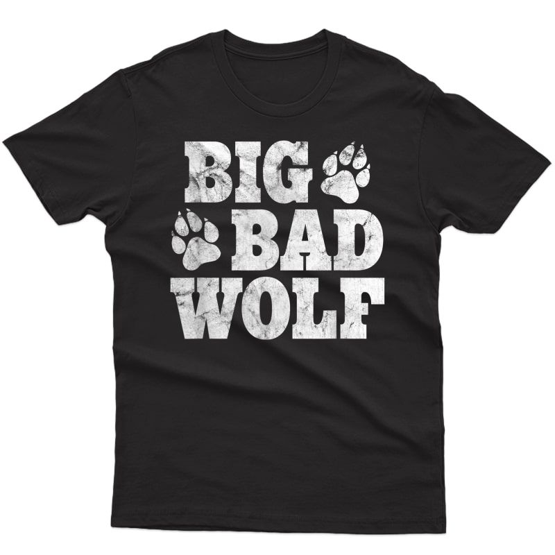 Big Bad Wolf Shirt Halloween Costume Out Girls Gift