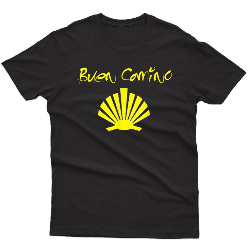 Buen Camino Santiago De Compostela Pilgrim Hiking Spain Gift T-shirt