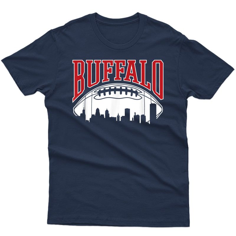 Buffalo Football | Vintage Skyline New York Bills Mafia Gift T-shirt