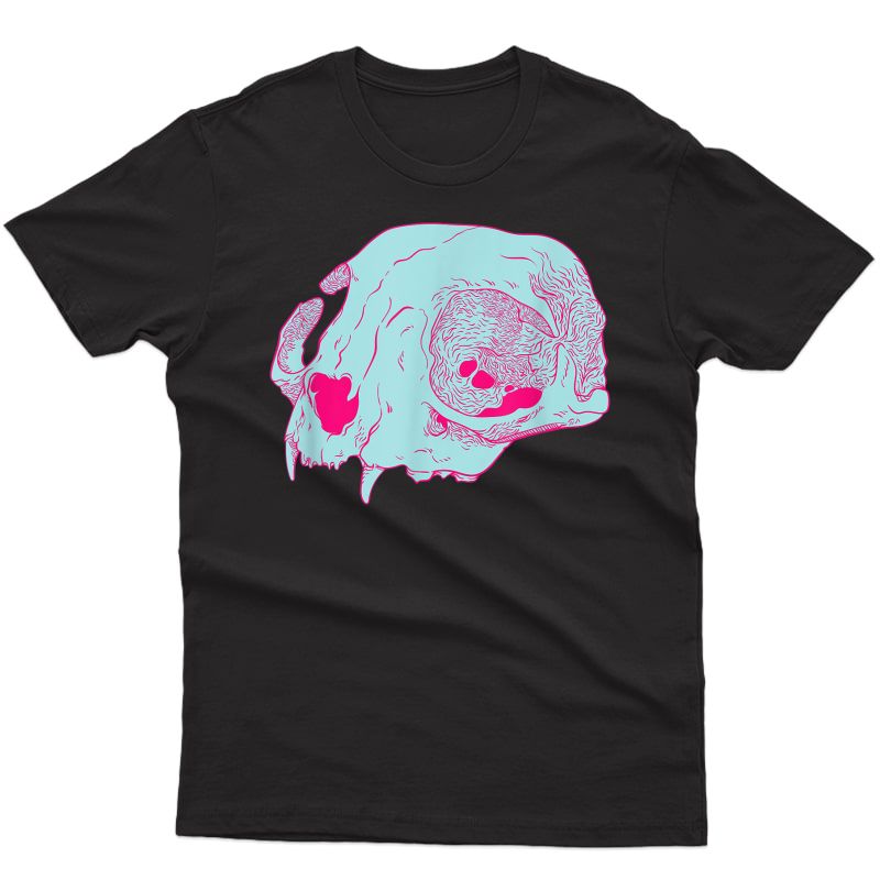 Cat Skull I Pastel Goth Soft Grunge Hipster T-shirt