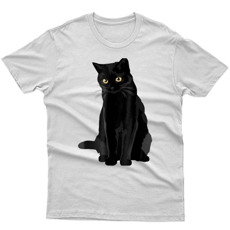 Cat Tshirt Black Cat Cool For Man Woman Birthday Christmas