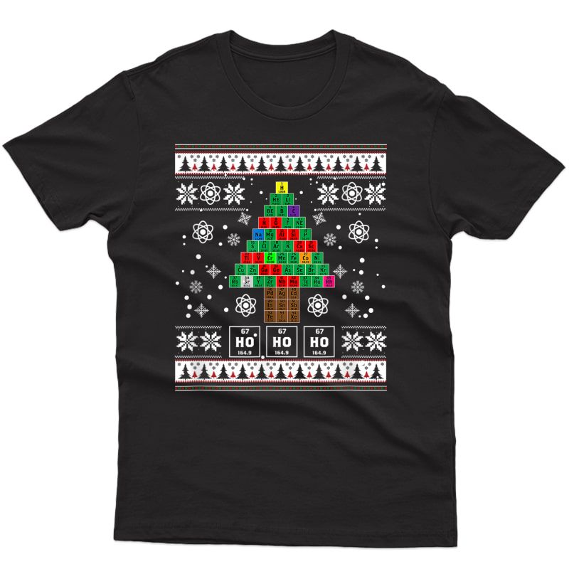 Chemist Tree Funny Christmas Chemistry T-shirt