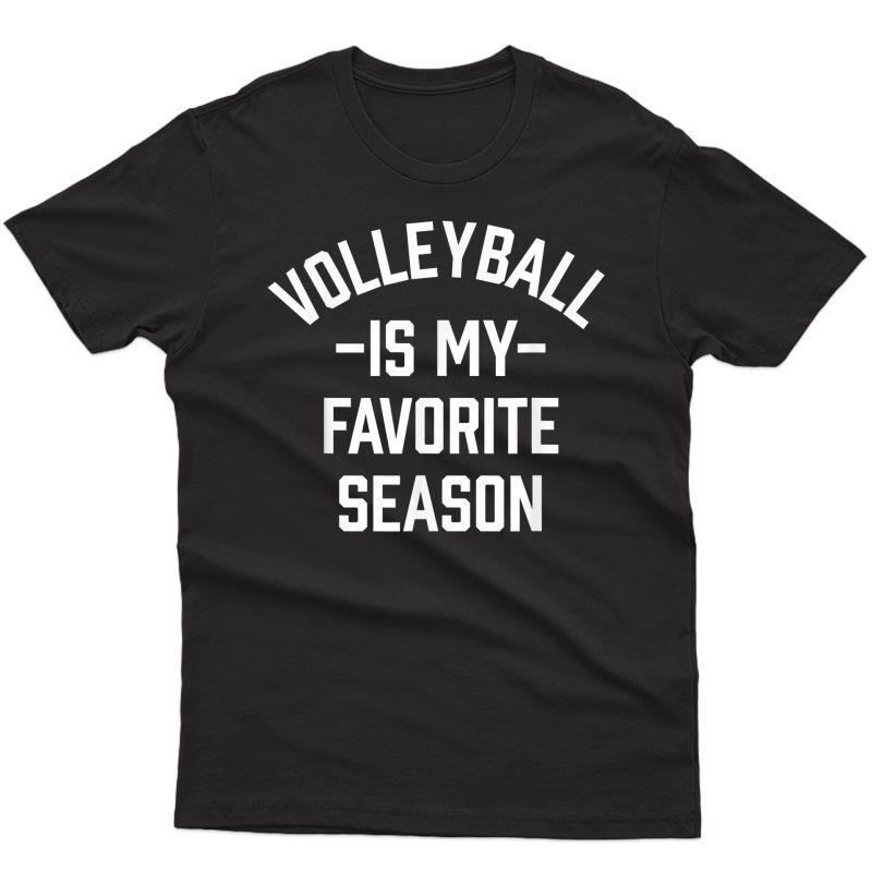 Classic Volleyball Is My Favorite Season Retro T-shirt