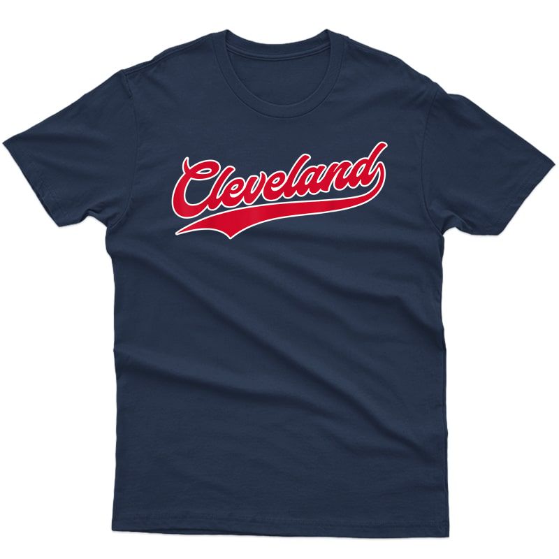 Cleveland Baseball Vintage Retro Gift T-shirt
