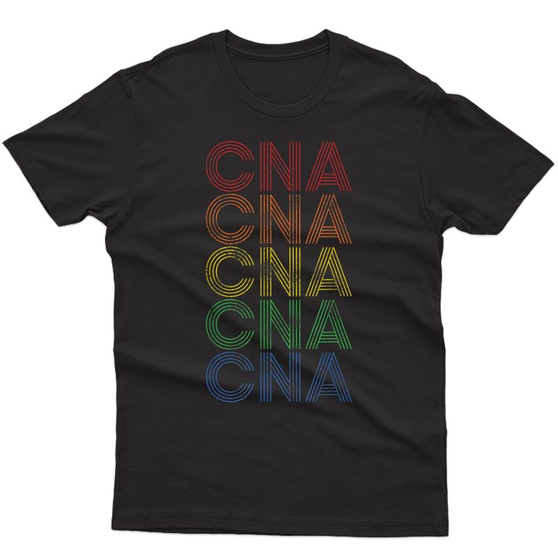 Cna Nurse Nursing Retro T-shirt