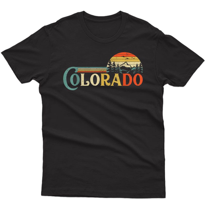 Colorado Rocky Mountain Sun Boulder Hiking T-shirt Gifts T-shirt