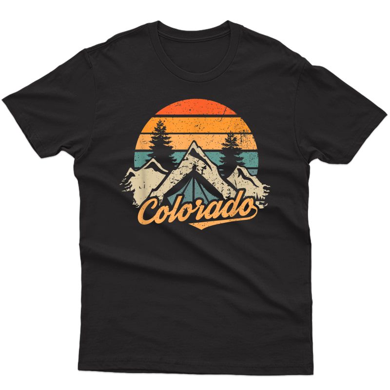 Colorado Tee - Retro Vintage Mountains Nature Hiking T-shirt