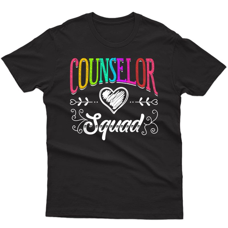 Counselor Squad Tea Back To School T-shirt