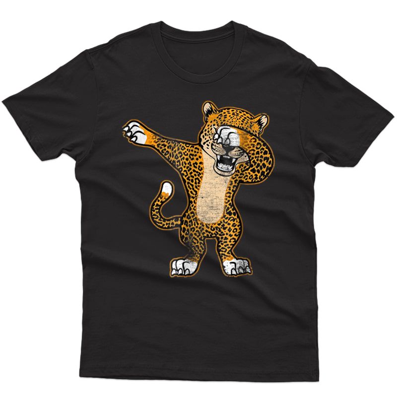 Dabbing Cheetah T-shirt Big Cat Feline Wild Animal Tee