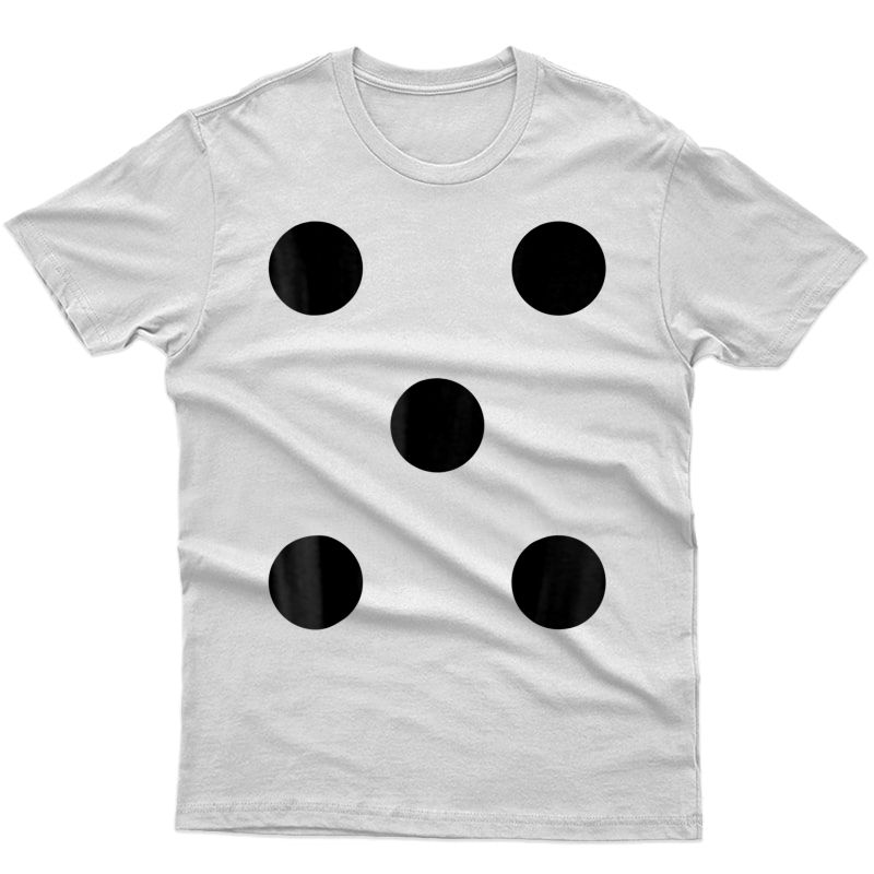 Dice 5 Halloween Costume T-shirt Friends Group Family Games