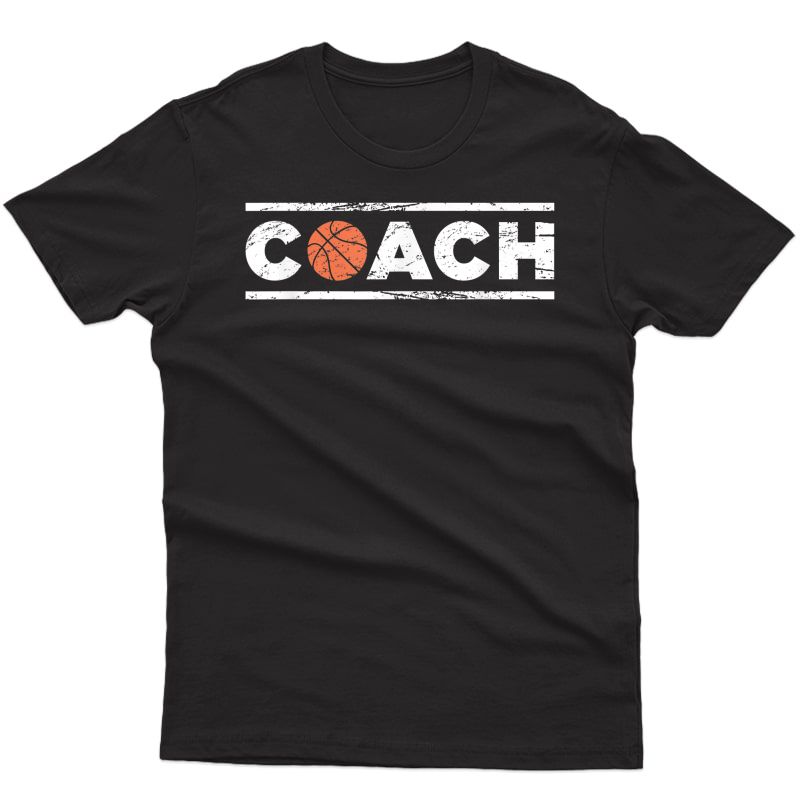Distressed Basketball Coach T-shirt