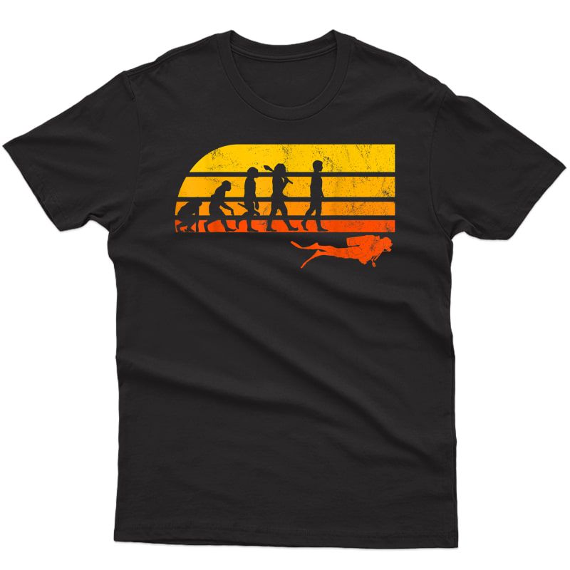Dive T Shirt Scuba Diver Gift Diving Underwater Vintage Tee
