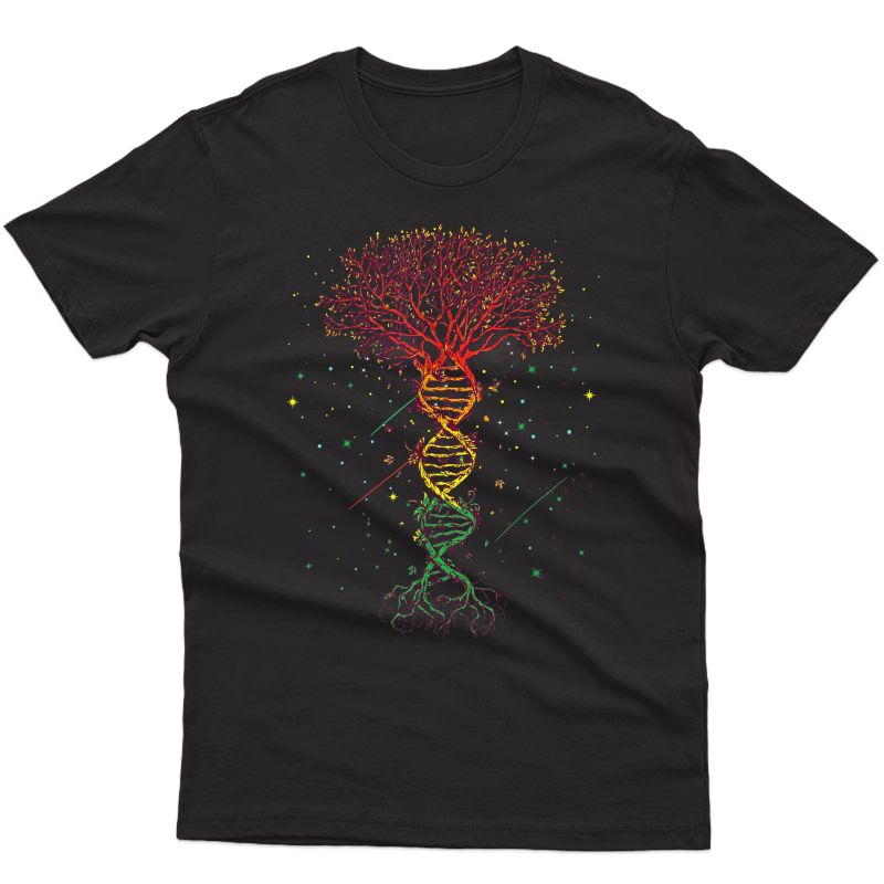 Dna Tree Life Genetics Biologist Science Earth Day T-shirt