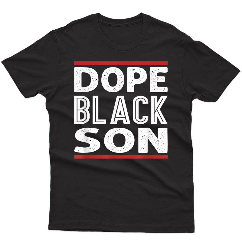 Dope Black Son Awesome Son's Day Vintage Gift T-shirt