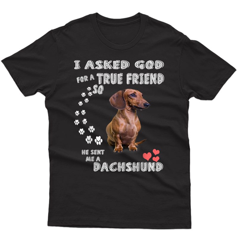 Doxie Puppy, Wiener Weenie Dog Mom Dad , Miniature Dachshund T-shirt