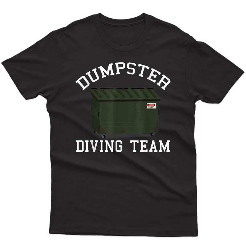 Dumpster Diving Team Treasure Hunting Matching Diver T-shirt