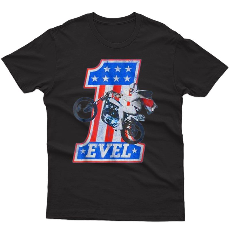 Evel Motorcycle No 1 Racing American, Gift For Racer T-shirt