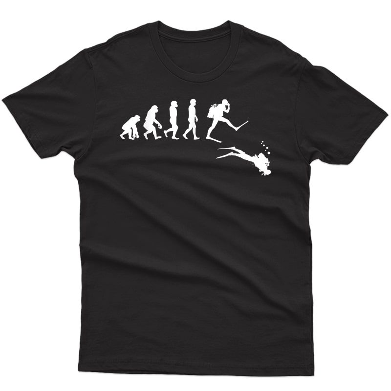 Evolution Scuba Diving For Pacific Ocean Lover And Sea Diver T-shirt