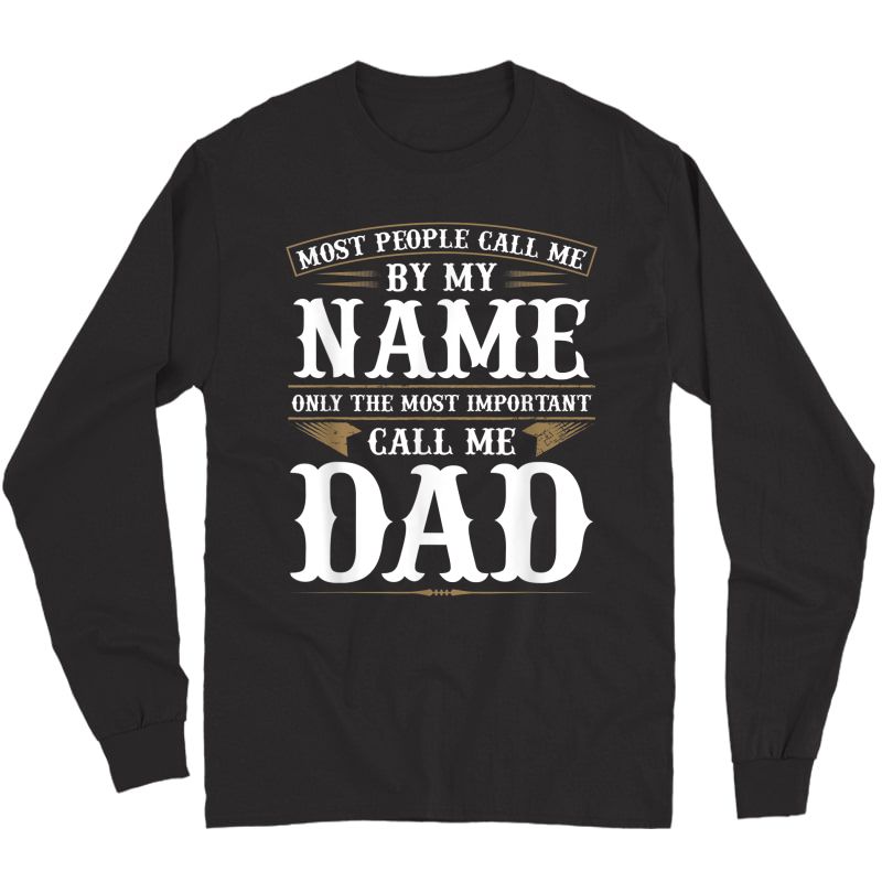 Fathers Day Shirt Dad Son Matching Daughter Fathers Day T-shirt Long Sleeve T-shirt