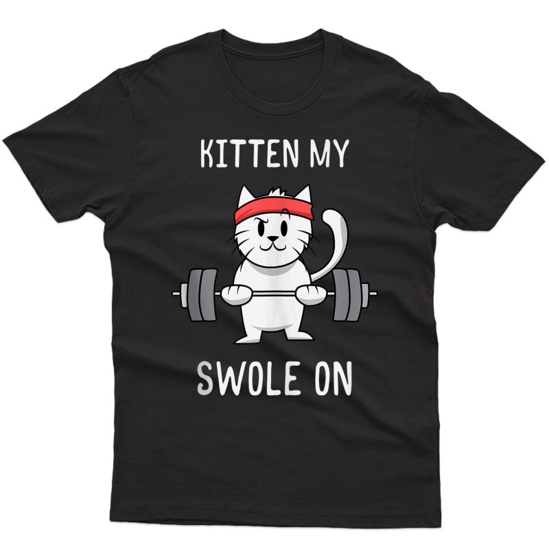 Ness Gifts - Kitten My Swole On Tank Top Shirts