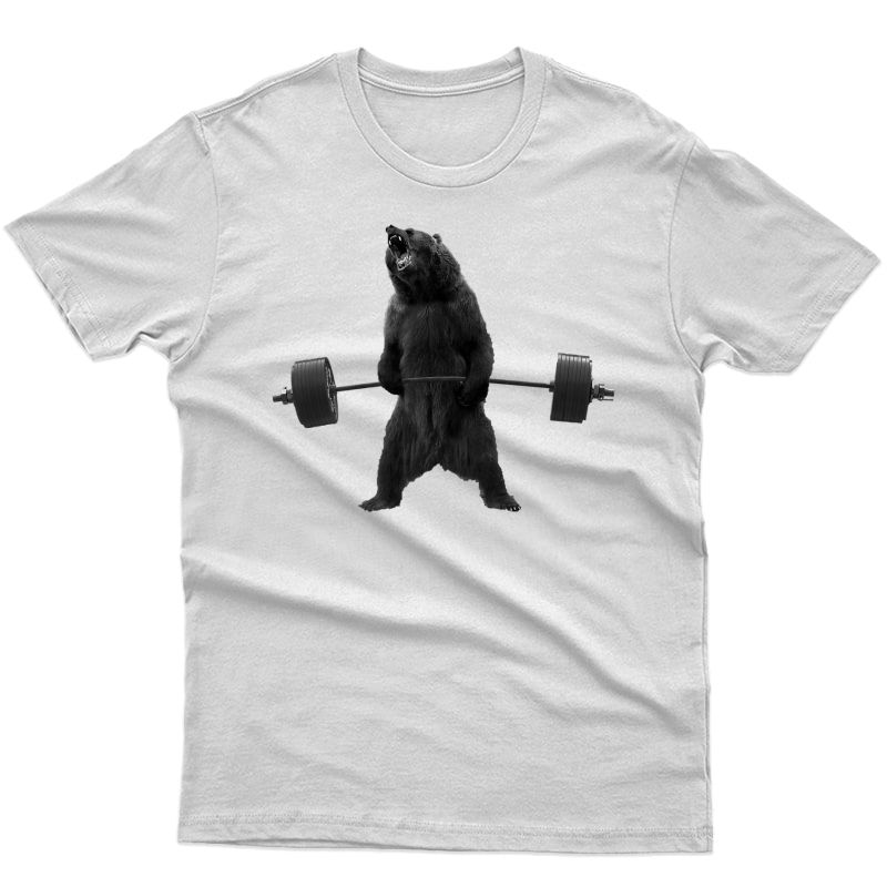 Grizzly Bear Deadlift - Premium Gym Shirt