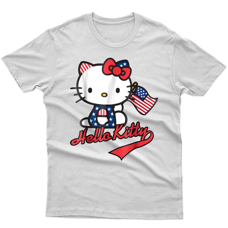 Hello Kitty American Flag T