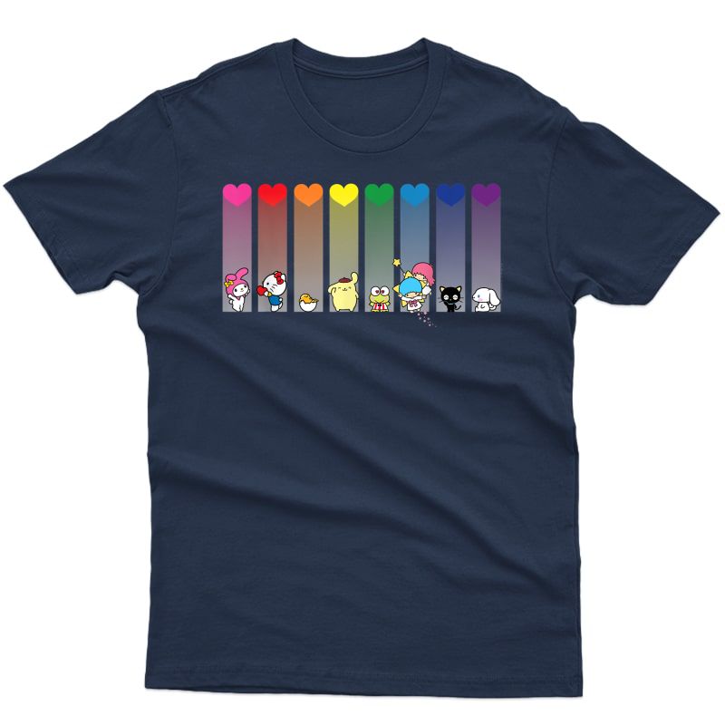 Hello Kitty And Friends Sanrio Rainbow T-shirt