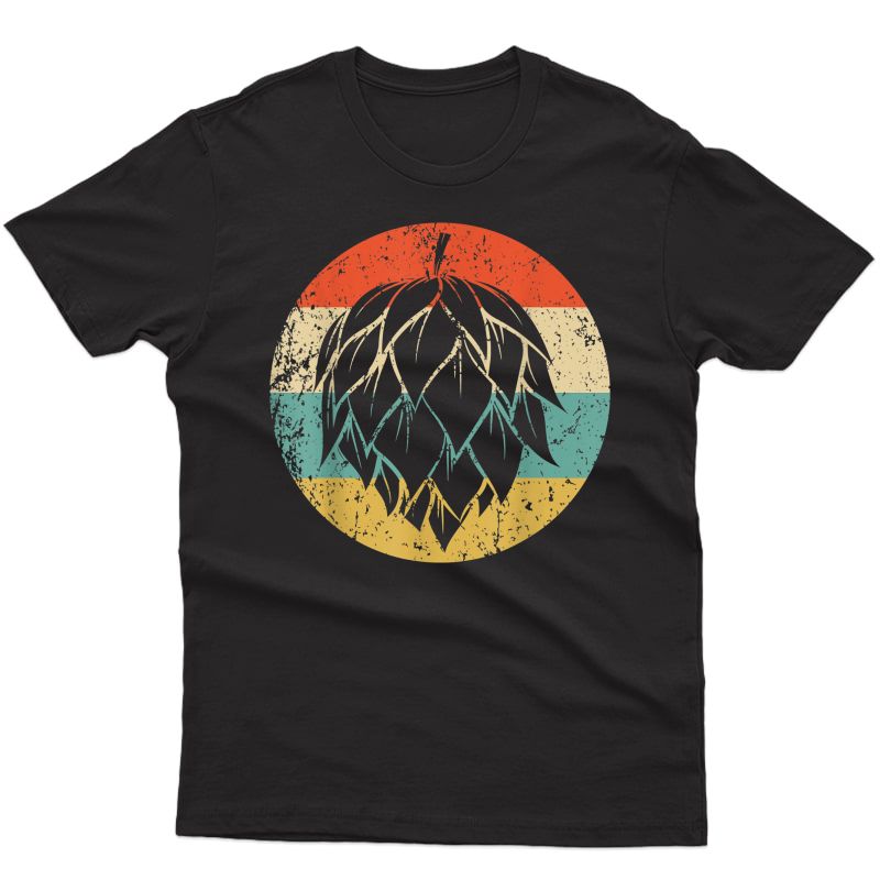 Hops Retro Style Craft Beer T-shirt