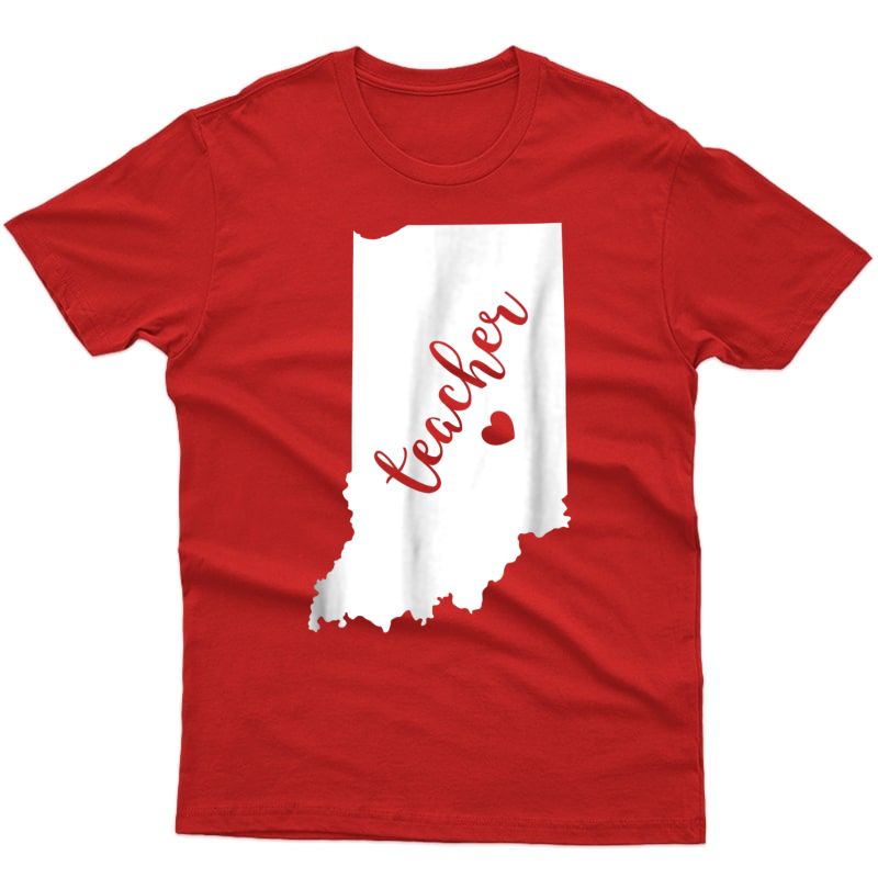 Indiana Tea T-shirt Red For Ed Public School 