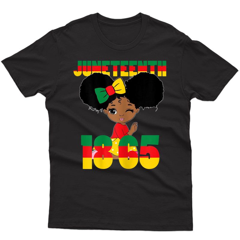  Celebrating 1865 Black Girl Toodlers T-shirt