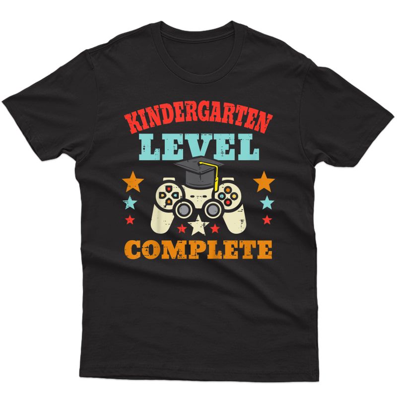 Kindergarten Level Complete Graduation Gamer T-shirt