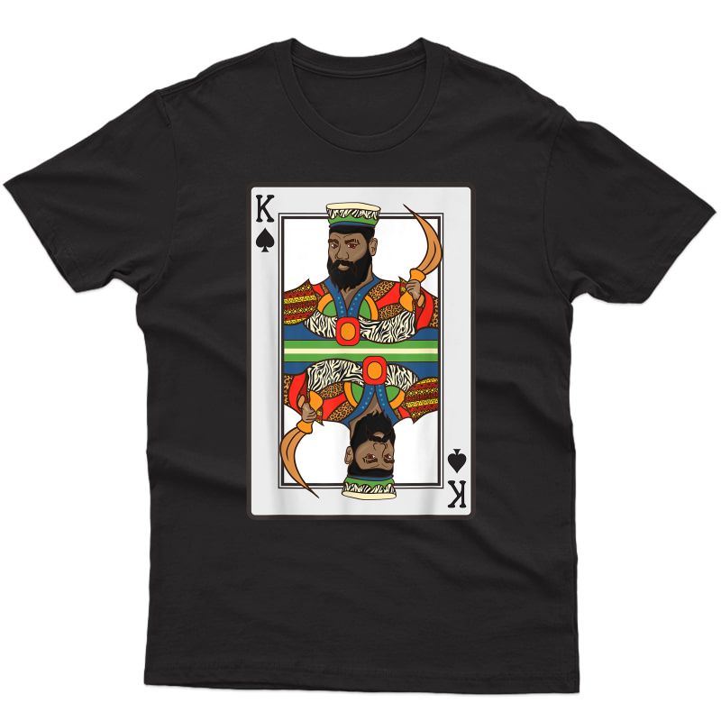 King Spades African American Card Halloween Gift T-shirt