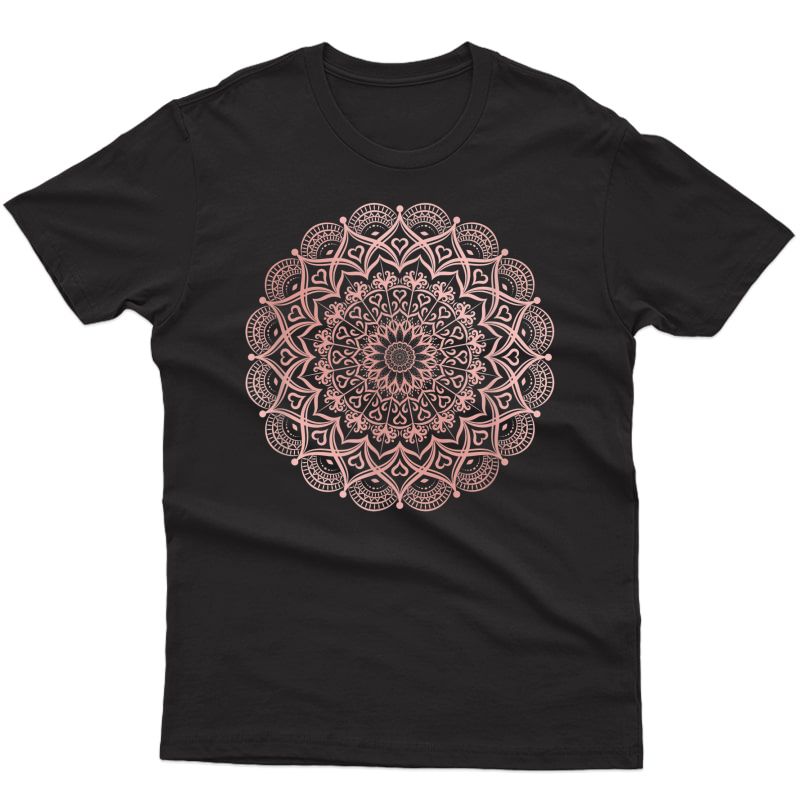 Lotus Flower Yoga Mandala T-shirt For , , 