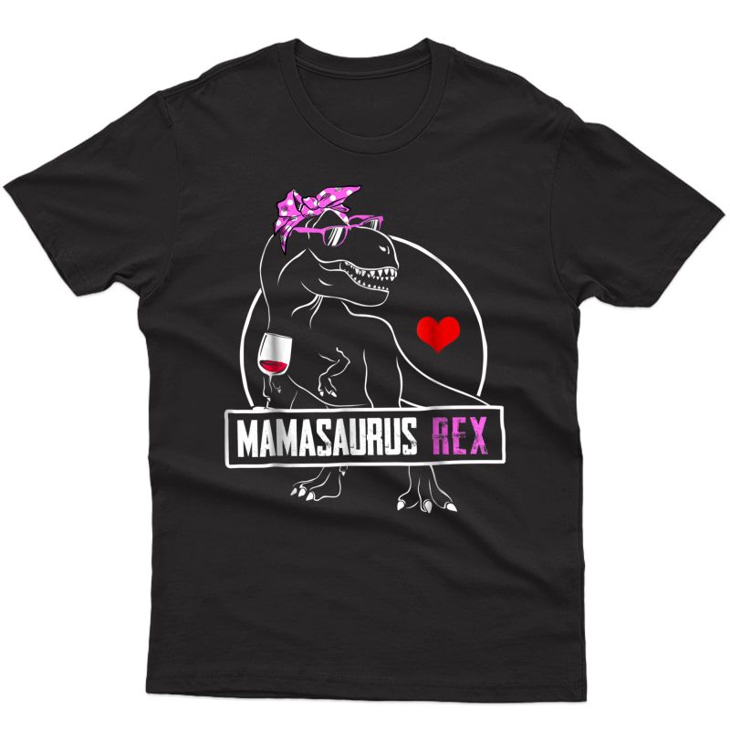 Mamasaurus T-shirt Funny Mama Dinosaur Mom Gift