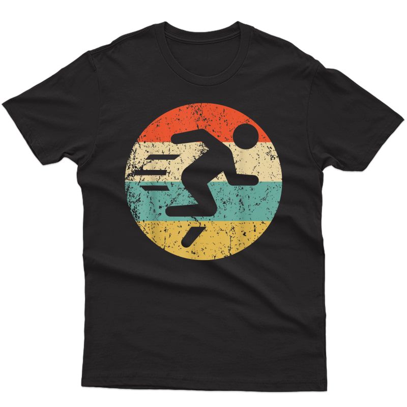 Marathon Running Shirt - Retro Fast Runner T-shirt