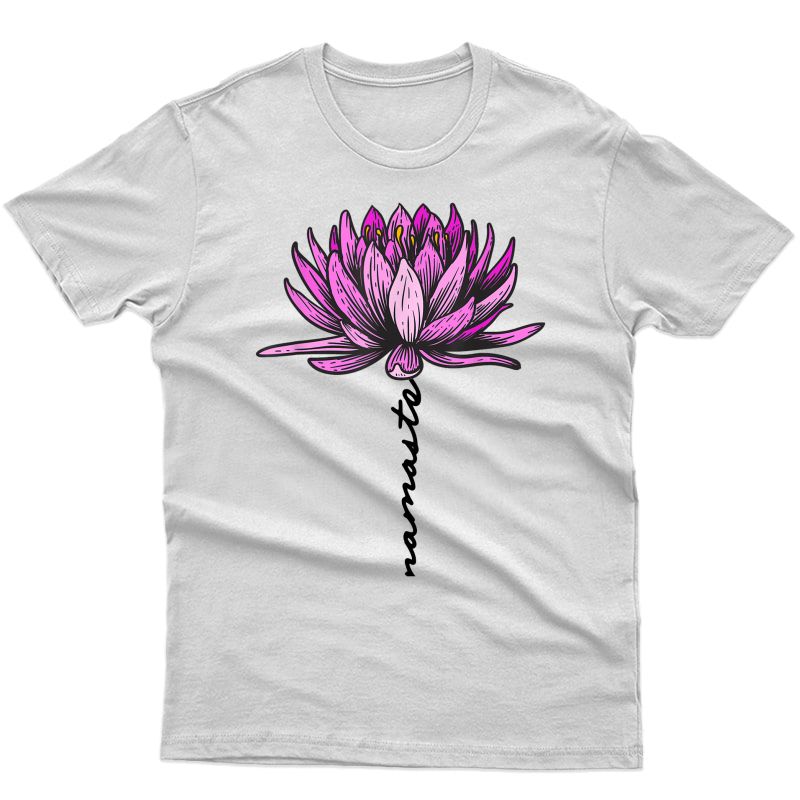 Namaste Lotus Flower Spiritual Yoga Meditation Gift T-shirt