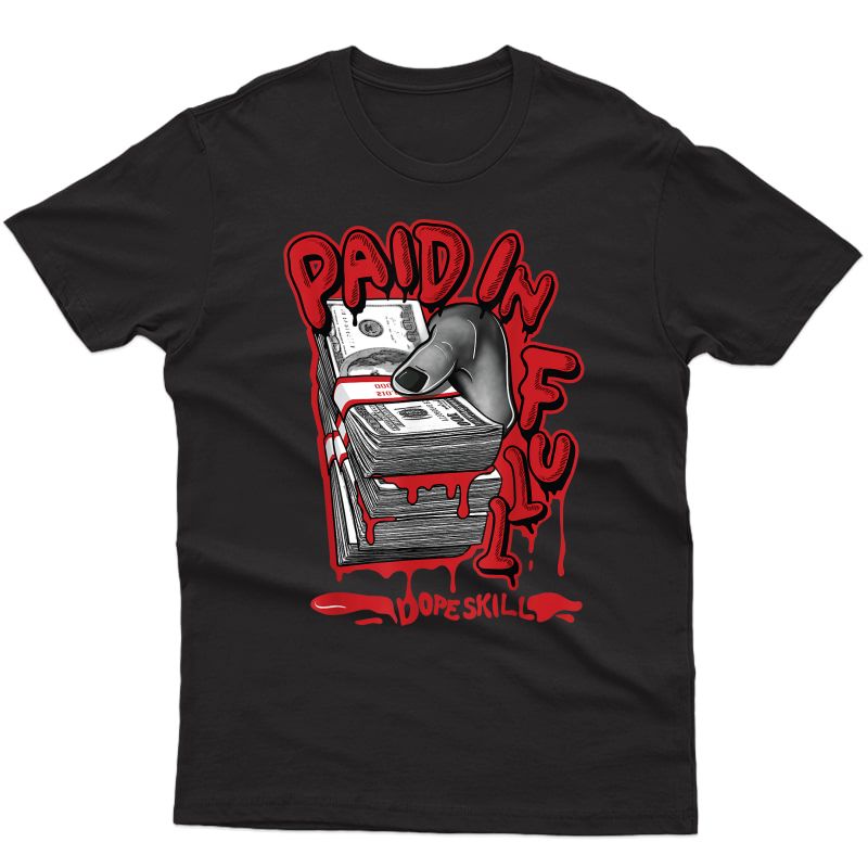 P.i.f Graphic Match Jordan 12 Reverse Flu Game T-shirt