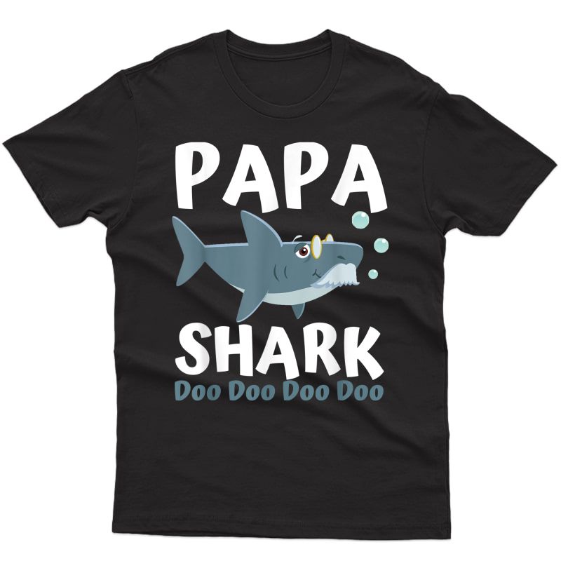 Papa Shark Doo Doo Shirt - Matching Family Shark Shirts Set