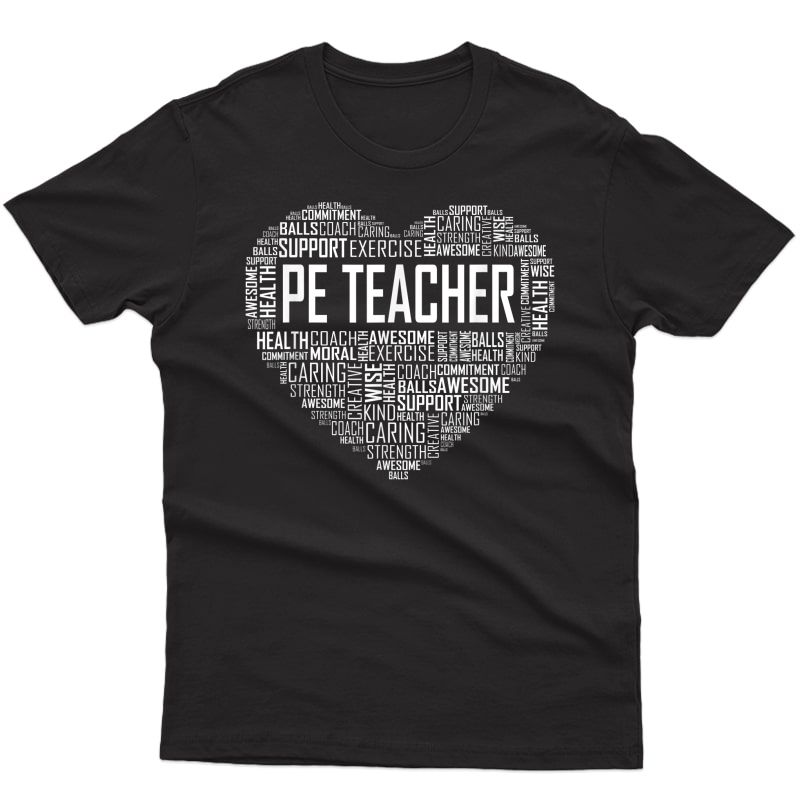 Pe Physical Education Tea P.e.appreciation Gift Coach T-shirt