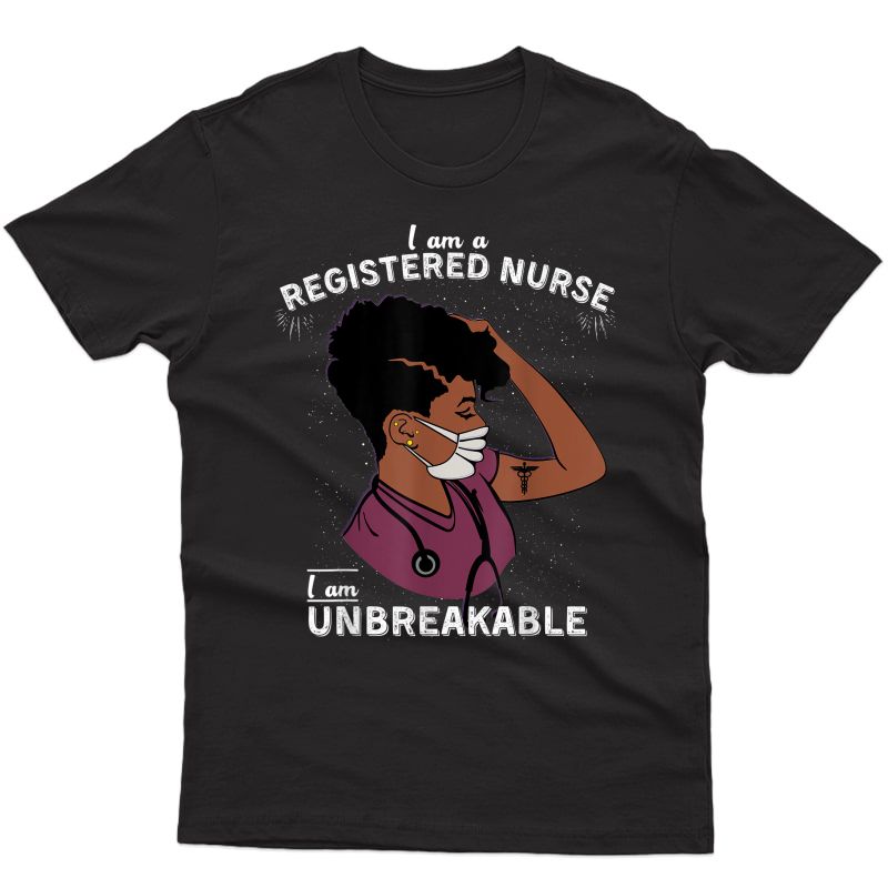Registered Nurse Gift Phenoal Black Nurse Nursing Student T-shirt