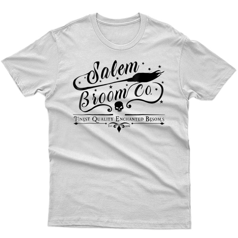Salem Broom Co Est 1962 Sign Halloween Ts Shirts