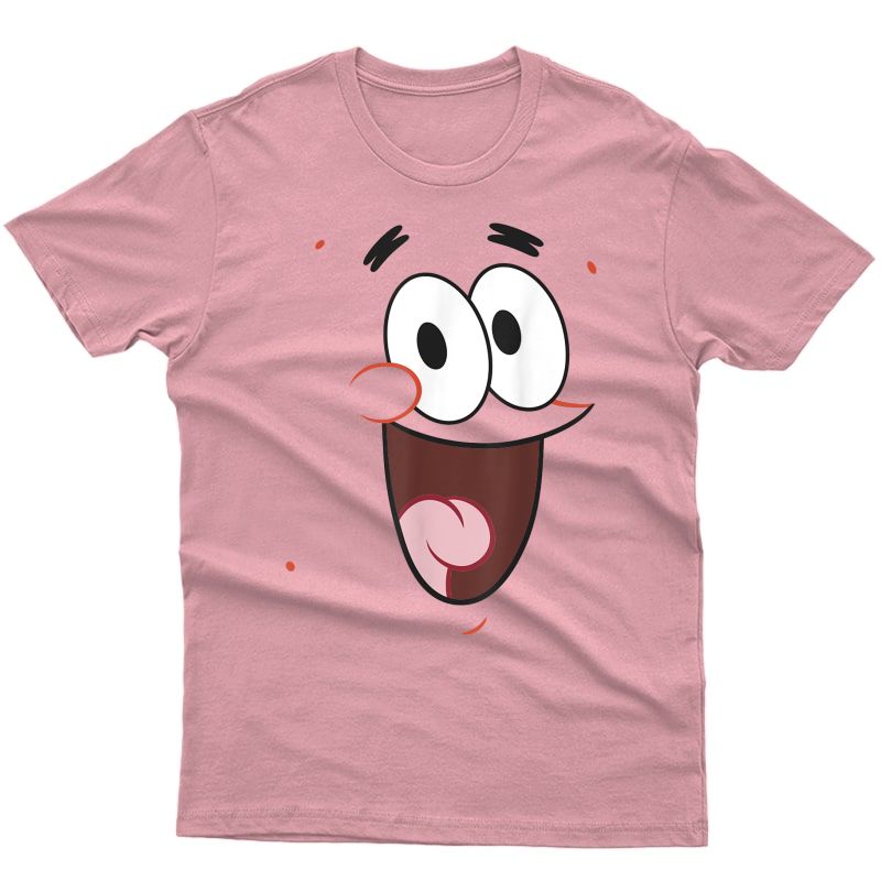 Spongebob Squarepants Patrick Face Portrait T-shirt