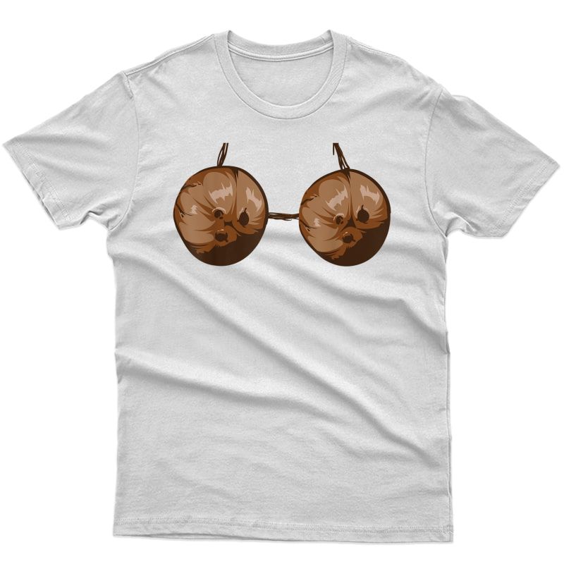 Summer Coconut Bra Halloween Costume Shirt Funny Out Gift T-shirt