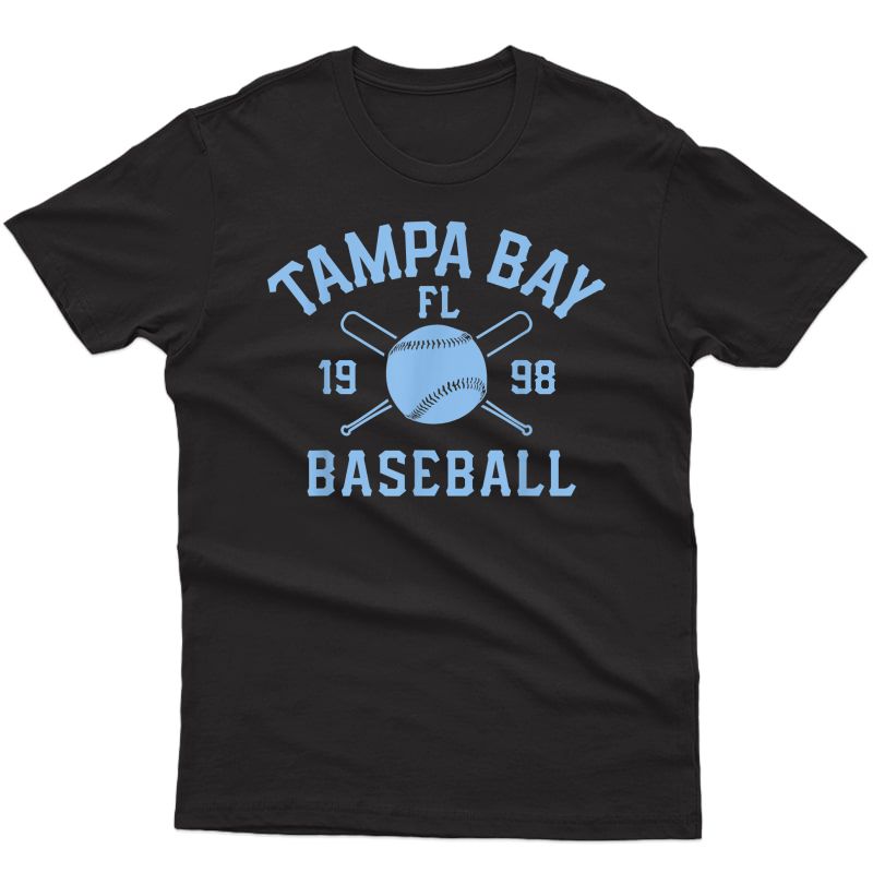 Tampa Bay Baseball Vintage Florida Ray Retro Gift T-shirt